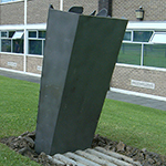 First Cut rear view (prior to installing the scraped earth feature at the front) 2005